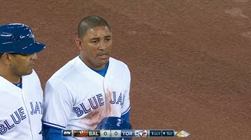 BAL@TOR: Carrera takes advantage of error in the 1st