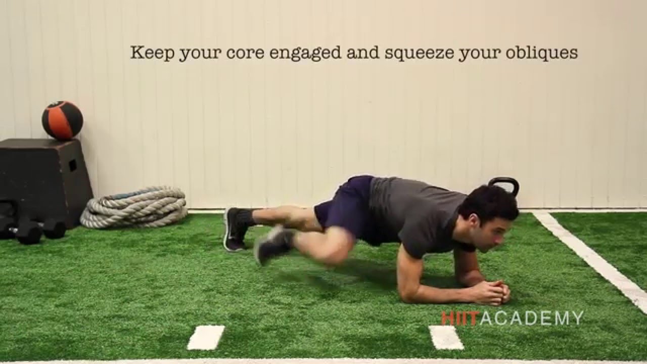 HIIT Exercises How to do Knee to Elbow Planks YouTube