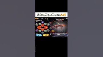 Cobra Mp40 Date Confirmed🔥🥰 | Cobra Mp40 return | FF new event | FF upcoming event #shorts