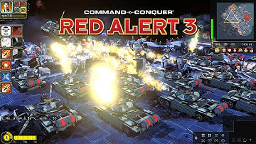 Red Alert 3 War of Power MOD Soviet Vs Yuriko Omega | Here Come the Powerful Modern Armies!