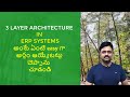 3 layer architecture of the ERP system | అంటే ఏంటి easy గా అర్ధం ఆయ్యేటట్టు చెప్పాను  చూడండి