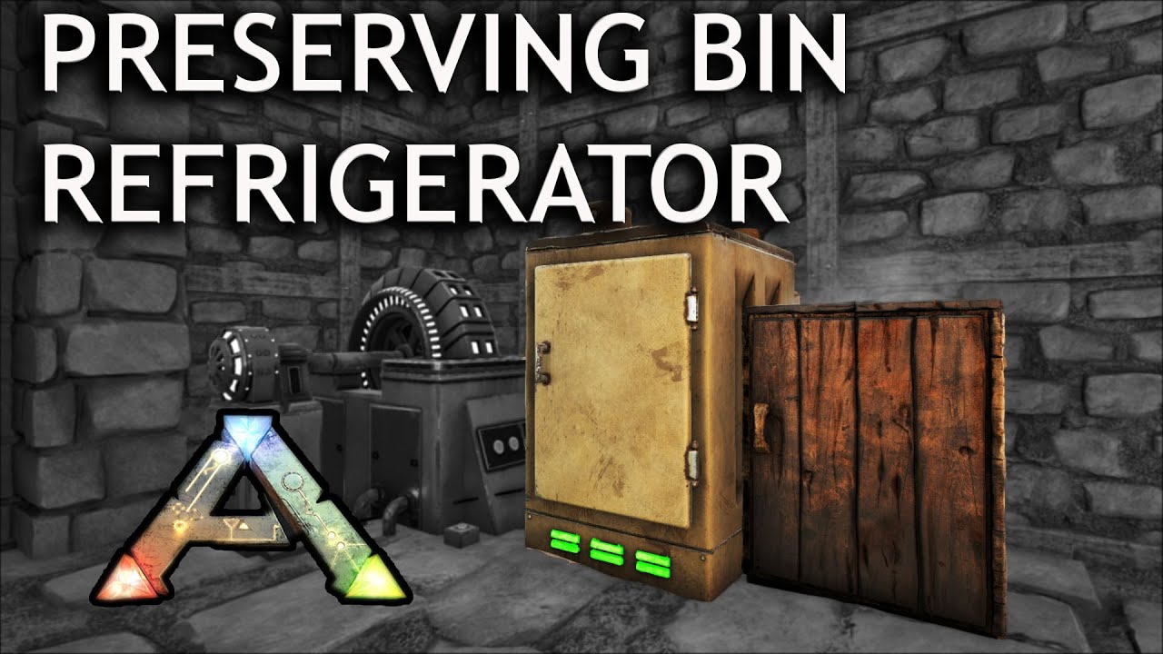 ark survival evolved คราฟของ  New Update  Refrigerator and Preserving Bin Ark Survival Evolved How to Craft