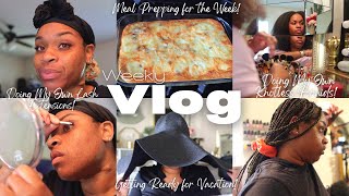 WEEKLY VLOG | Baddie on a Budget Cruise Vacation Prep | Doing my own Hair, Nails &amp; Lashes! | Jess4TV