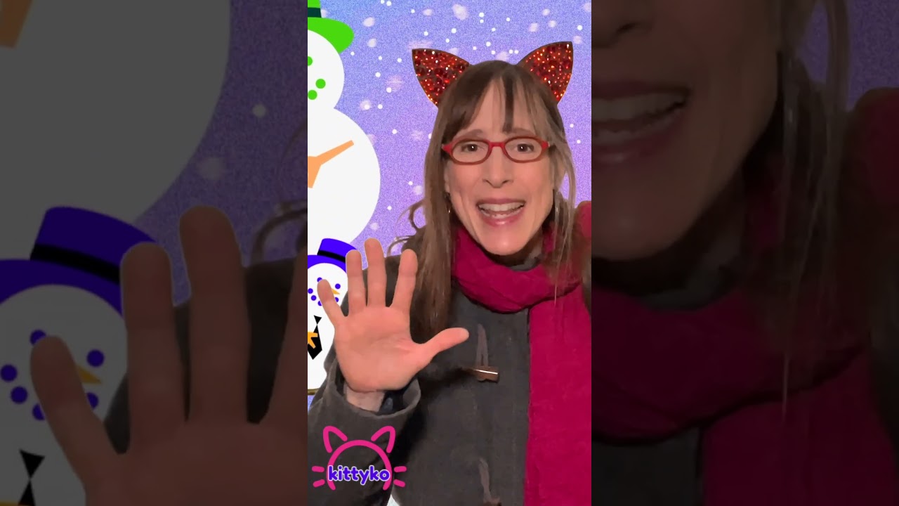 🎶Snowman Counting Song for Kids! Count to 10 with Kittyko!