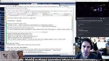 Live #programming - 20 Jan 2018 - TLex, tlTerm, tlCorpus, Dave Gnukem, misc