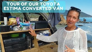 Toyota Estima Van Conversion Tour!