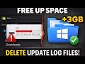 Free Up Space on Windows by Deleting Update Log Files