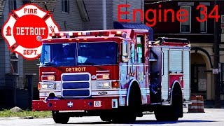 Responding - Detroit Fire, E34