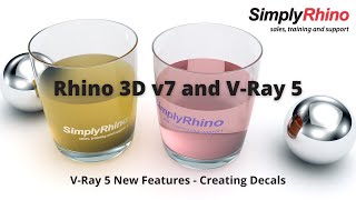 Rhino 7 and V-Ray 5 – Creating Decals