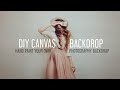 How to Paint Your Own Studio Photography Canvas Backdrop