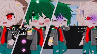 “ Cute Combo Attack! ” || Bnha/Mha || Meme? || Read desc || ft.Bakugo&Deku || 🥀 Gacha Club 🥀