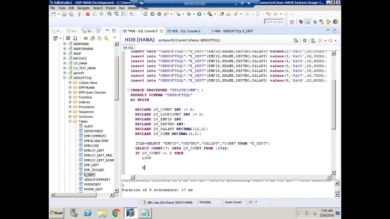 18 ABAP on HANA - YouTube