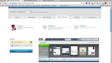 How to create signup forms in Awber