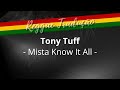 Tony Tuff Mista Know It All TRADUÇÃO Tony Tuff Mista Know It All TRADUÇÃO
