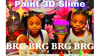 White Glue And 3D Paint Challenge