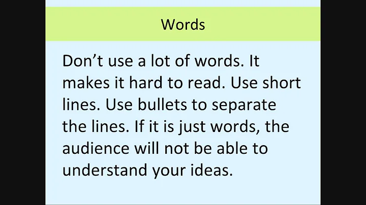 Creating Powerful Presentations: Bad PPT