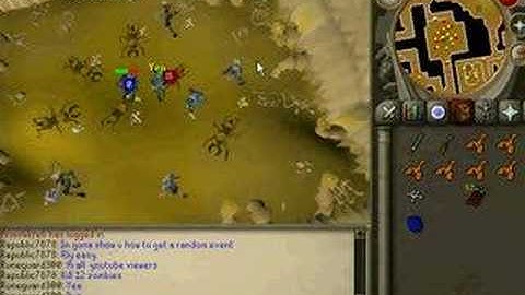 runescape-how to get a random event