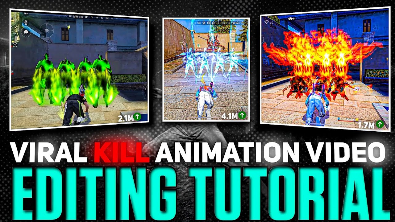 VIRAL KILL ANIMATION VIDEO EDITING TUTORIAL LIKE @Beast_ffx @moizffyt ...