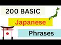 200 Basic Japanese Phrases for Beginners to Advance
