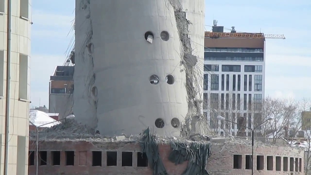 Последствия  после  сноса  телебашни  24 03 2018 г