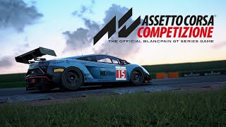 Новичок тренируется для гонок в LFM Assetto corsa competizione #28.