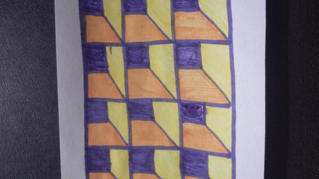 Drawing a pattern #art #patternart #treedraw #drawing #satisfying - YouTube