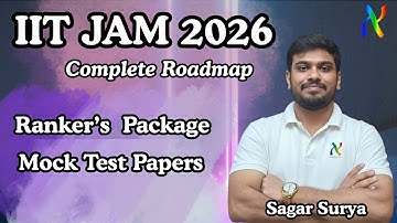 IIT JAM 2026 | Complete Preparation Roadmap | Aleph One | Sagar Surya