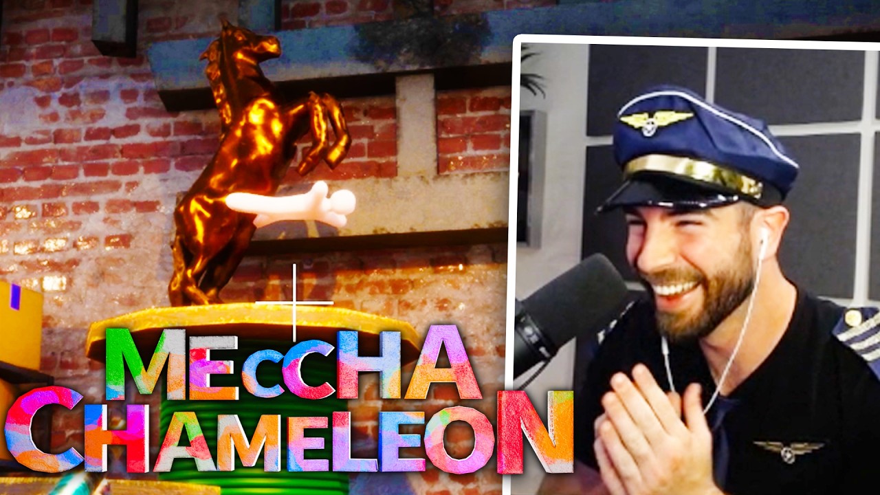 Meccha Chameleon is Hilarious! - New Hide and Seek Painting Game