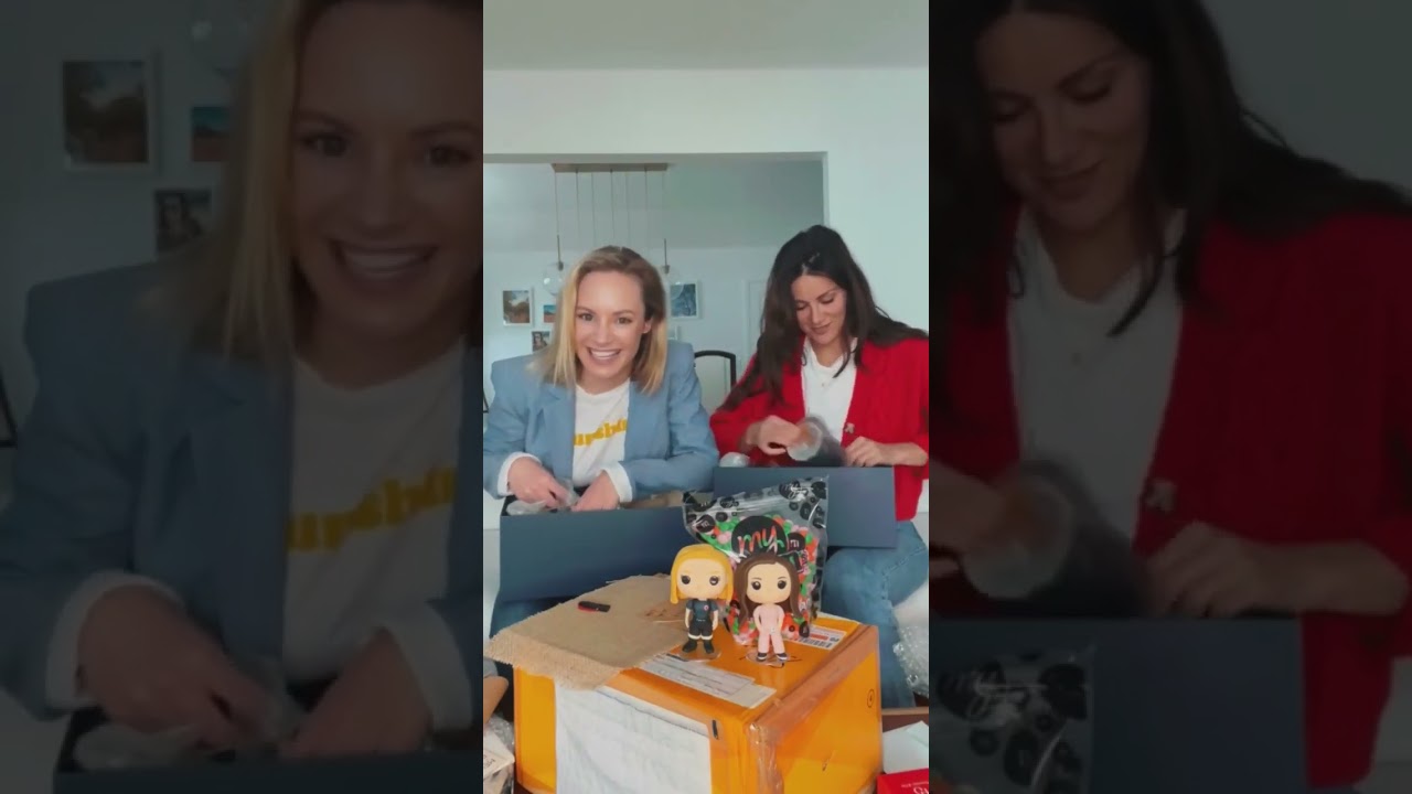 Danielle And Stefania Open Gifts From Fans | Stefanielle Station 19