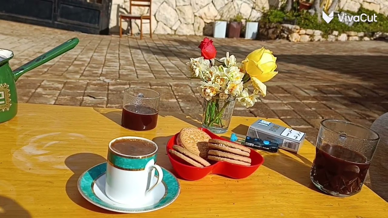 قهوة وطبيعة 😍💆‍♀️