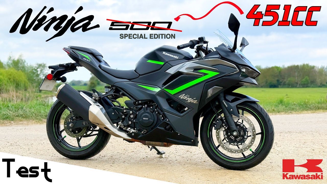 "Test" Plus de cylindrée la rend-elle meilleure ? 🤔 "Kawasaki Ninja 500 se de 2024"