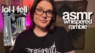 slow whispered ramble ✨asmr✨with a dark screen