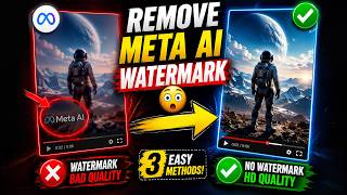 Meta AI Watermark Problem Solved! 3 Secret Methods Nobody Talks About 🤯