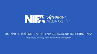 Become a Surgical RN First Assistant (RNFA) Nurse Practitioner (NP, APRN). Webinar by Dr. Russell.