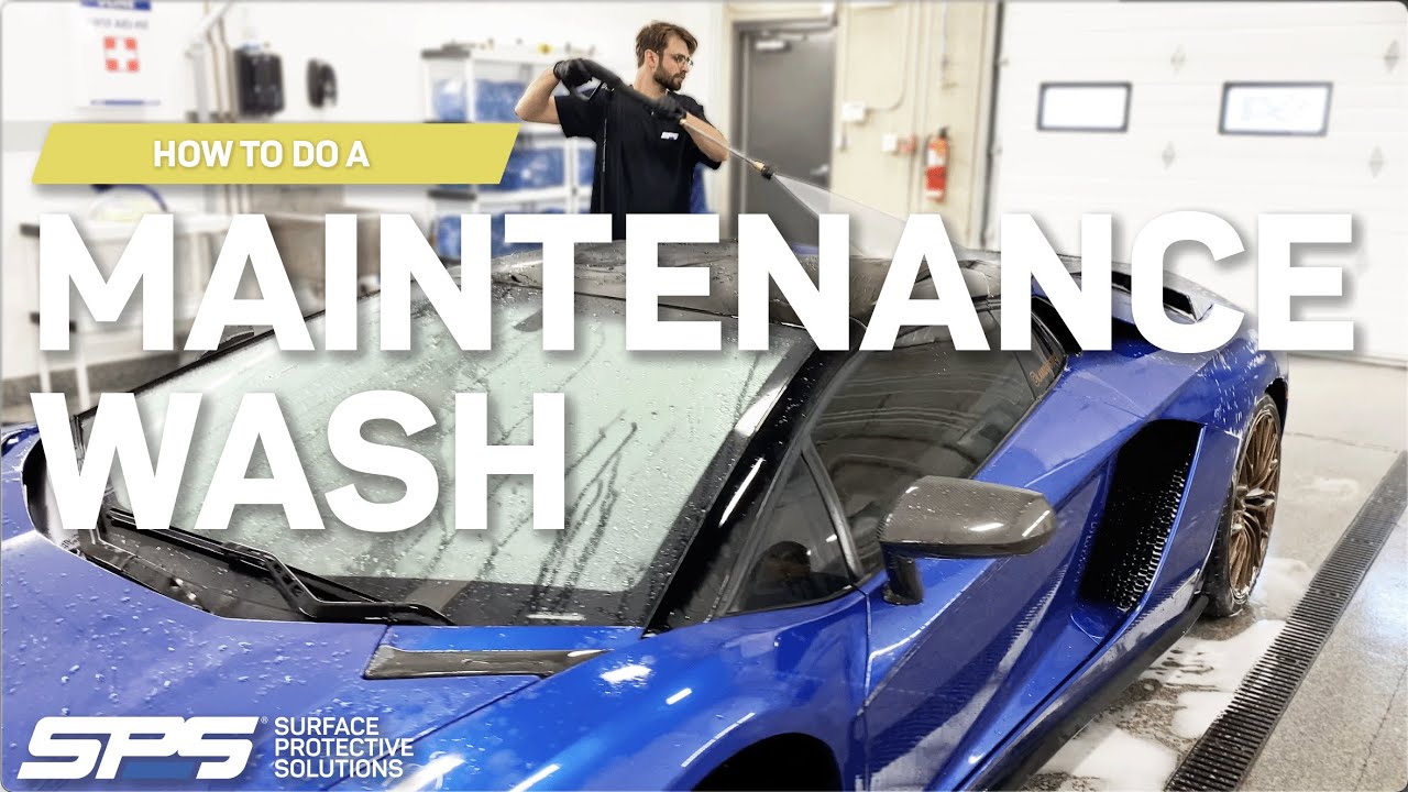 How to do a Maintenance Wash for Coated and Uncoated Vehicles - YouTube