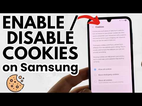 How to Enable & Disable Cookies on Samsung Internet - 2026