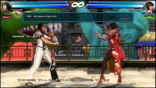 Tekken Tag Tournament 2 - practice mode overview
