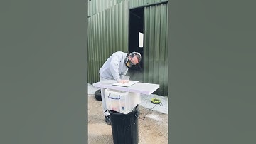 I Built A Side Table Out Of Tiles More tiled furniture videos?#howto #tiles #asmr #diyqueen  #build