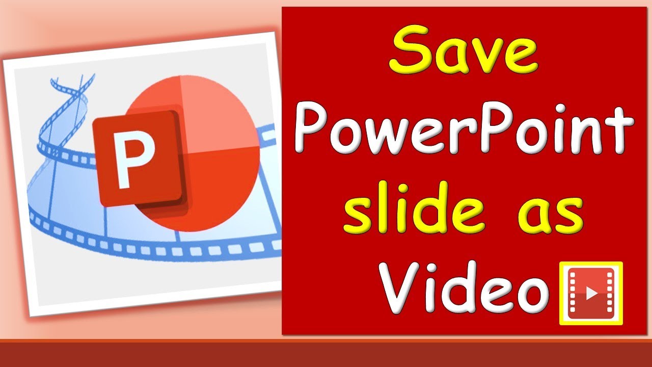 save powerpoint presentation as mp4