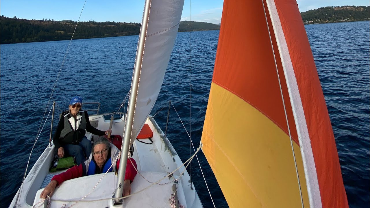 Sailing Miss Tippy. The epic crossing of CDA lake