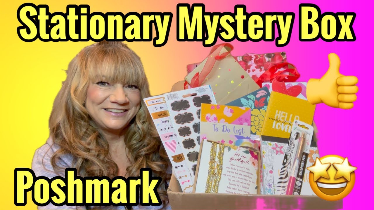 Stationary Mystery Box from Poshmark.. Looking Good YouTube