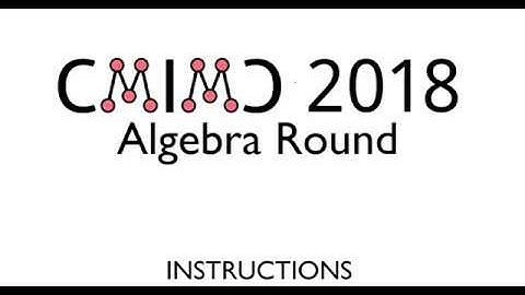 CMIMC 2018 Algebra Problem 5