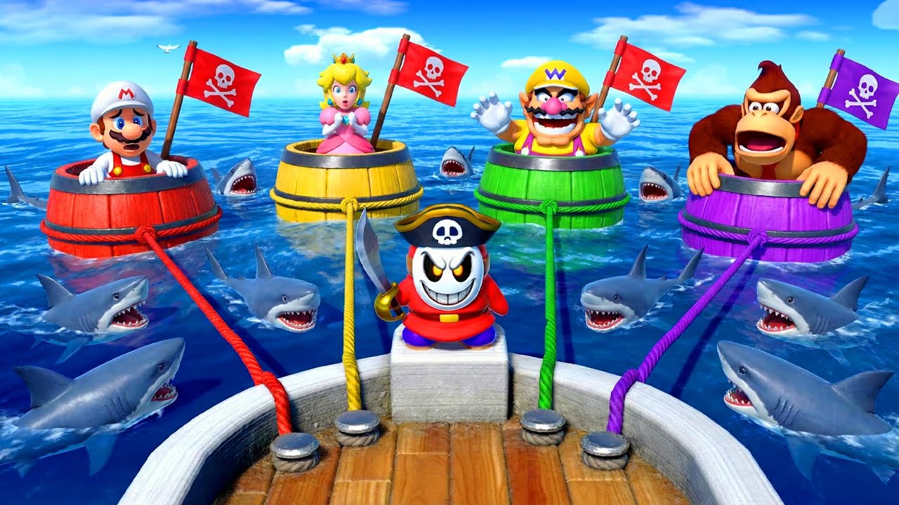 Mario Party Superstars: THE ULTIMATE ALL-STAR CLASH! ⭐️ Mario vs Peach vs Wario vs DK