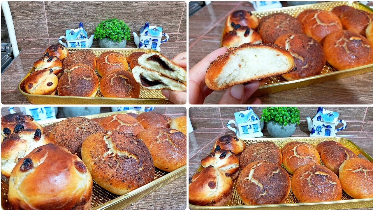 لامونا خفيفة وقطنية🥯بدون بيض محشية شوكولا 🍫وصفة رائعة ديريها في عينيك 😉