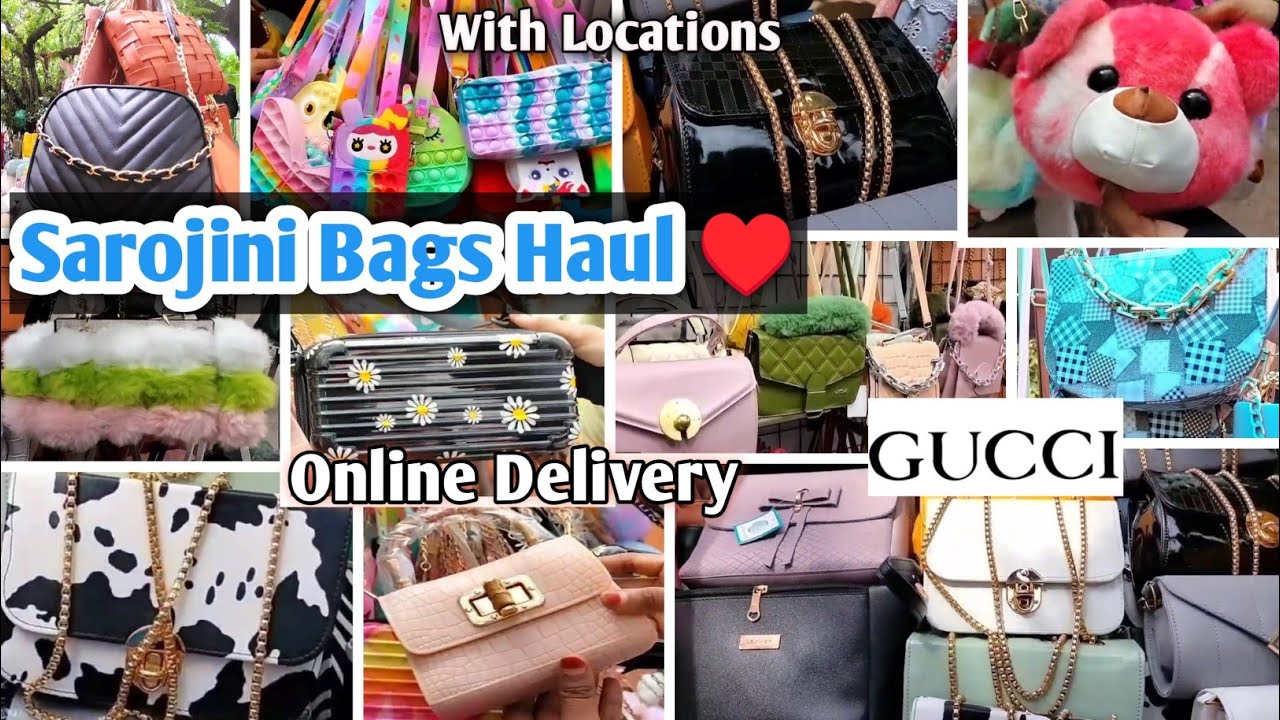 Sarojini Nagar Market Delhi Latest Bags 👛 Collection Haul 2022