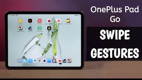 OnePlus pad Go-How to set swipe gestures from button navigation,OnePlus pad swipe gestures settings