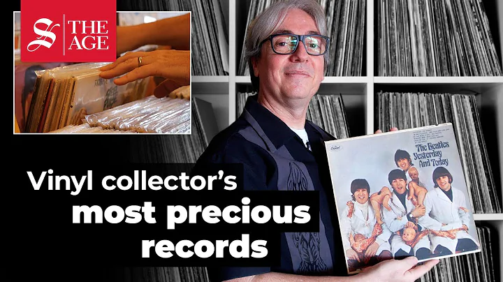 This record collector shows off his most precious vinyl