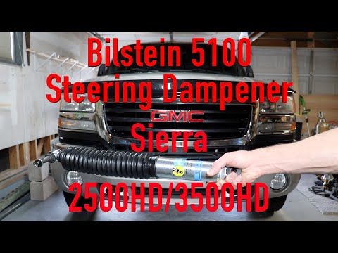Bilstein 5100 steering damper Install GMC Sierra 2500HD/3500HD Duramax