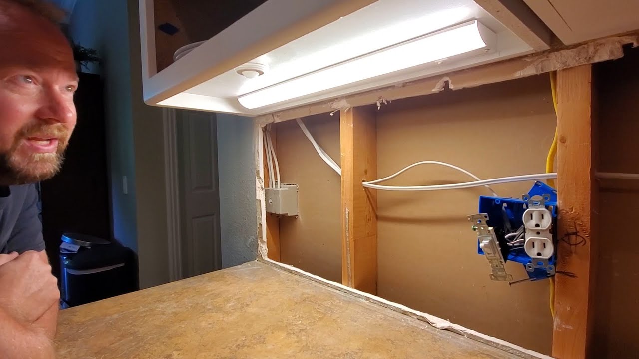 Under Cabinet Light Install 