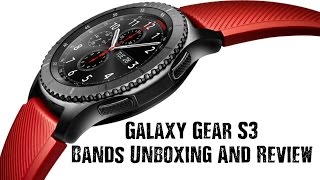 Samsung Gear S3 Bands Review!!